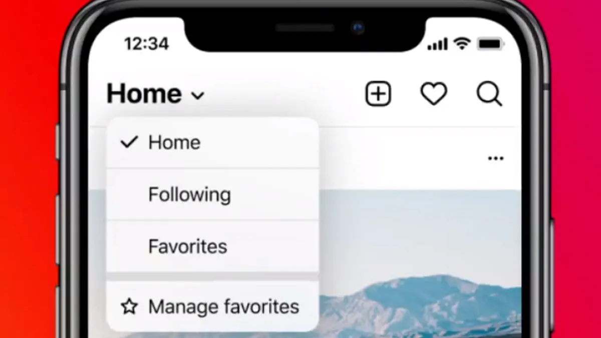 Instagram chronological feed options