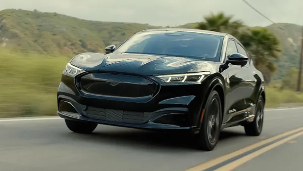 2023 Ford Mustang Mach-E, in motion