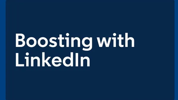 Boosting with LinkedIn