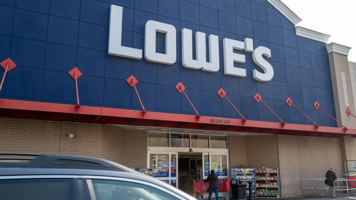 A Lowe's store stands in Brooklyn on Feb. 27, 2024 in New York City.