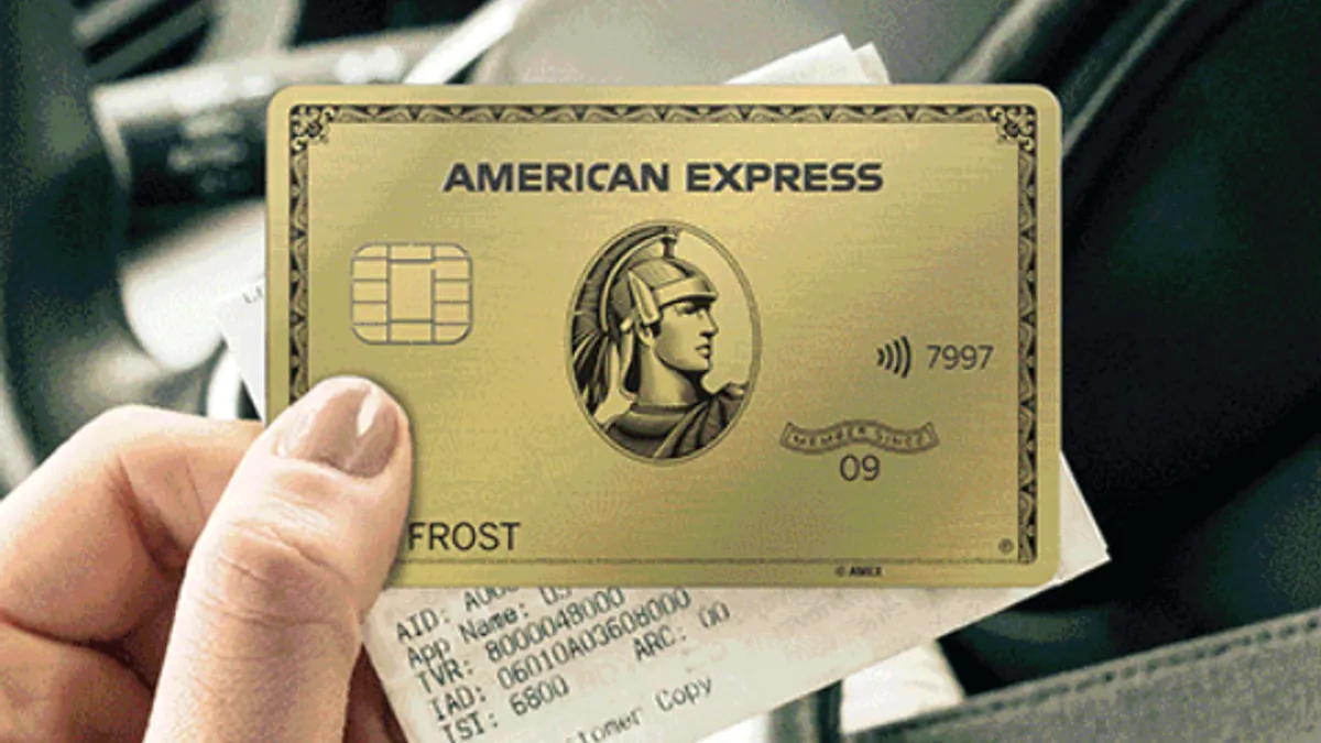 American Express credit card.