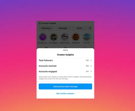Instagram Tests Creator Insights Profile Performance Overview for ...