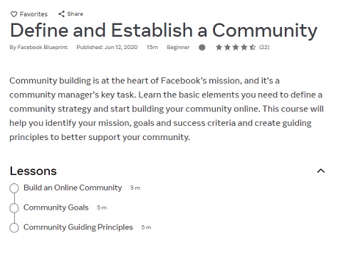 Facebook community management