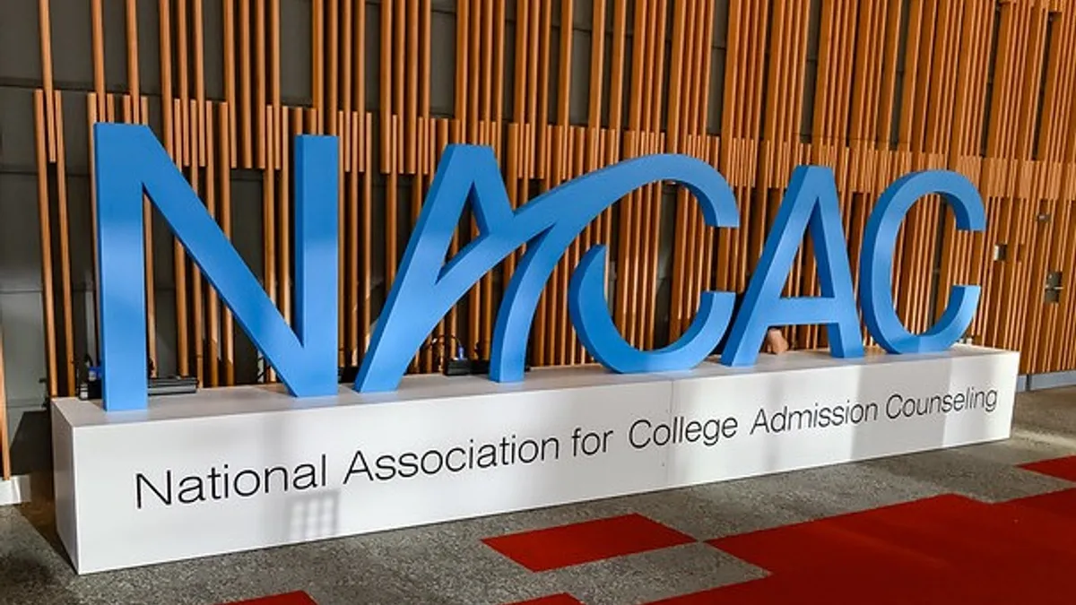 The National Association for College Admission Counseling, NACAC, held its annual meeting.