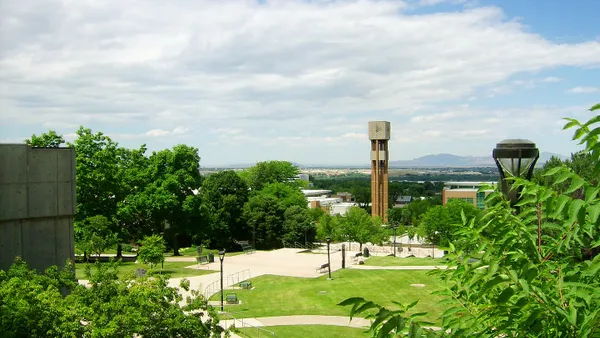 The campus of Weber State University, in Utah.