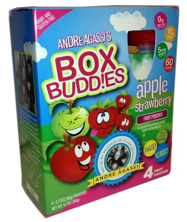 Andre Agassi launches private label Box Buddies snacks | Food Dive