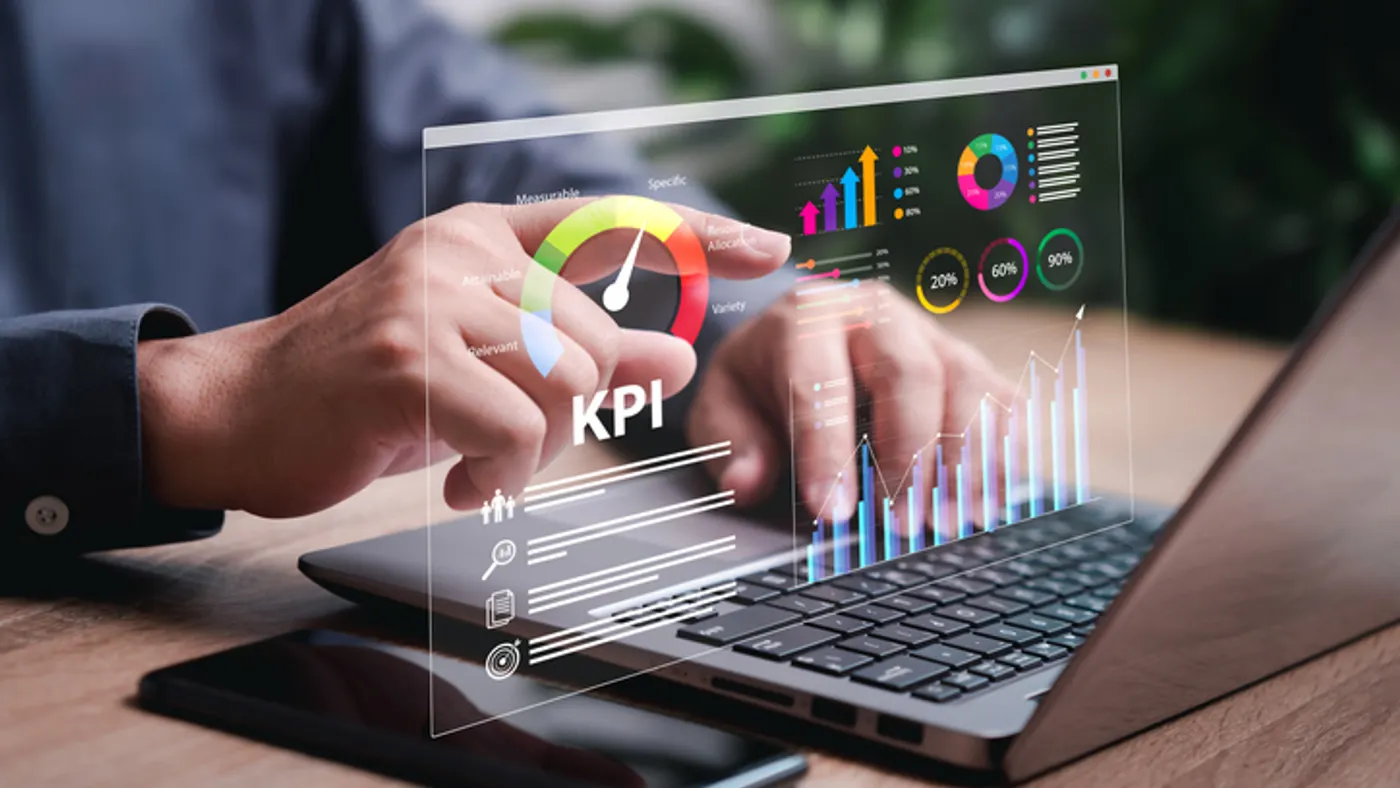 KPI, Key Performance Indicator business analysis concept.