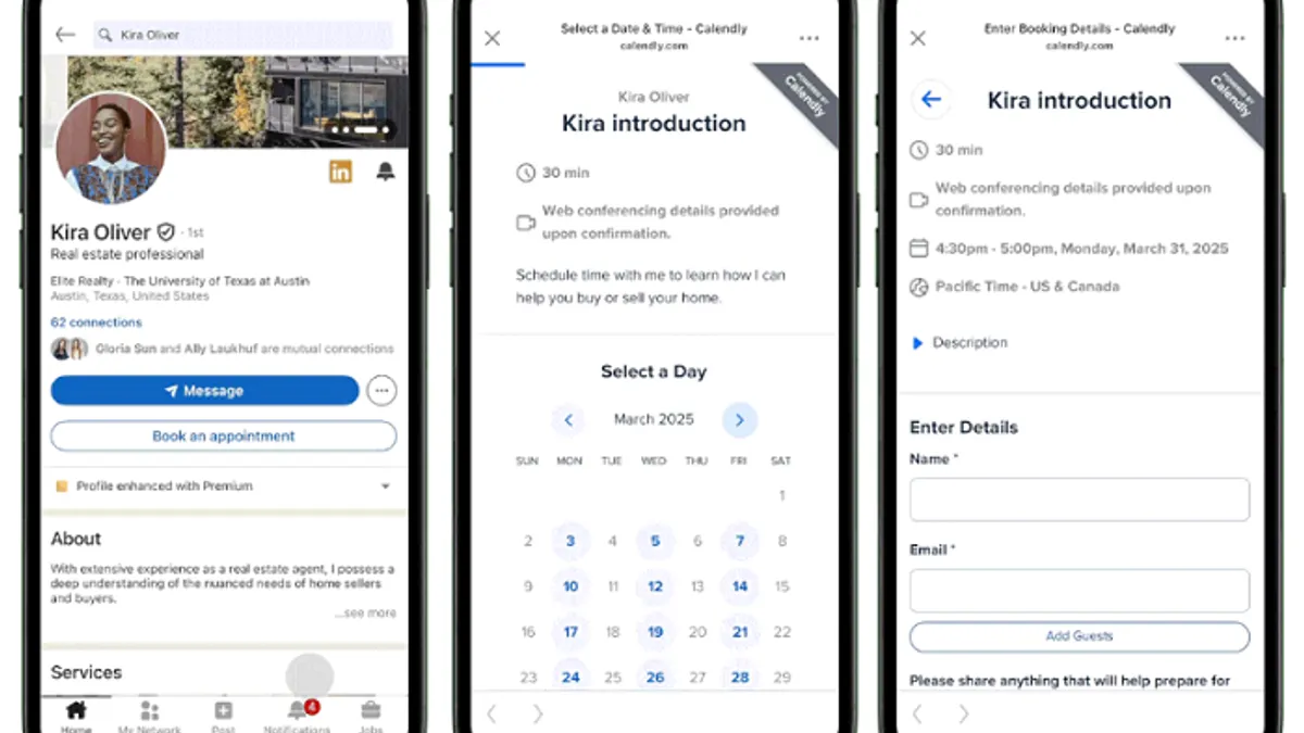 LinkedIn Calendly integration