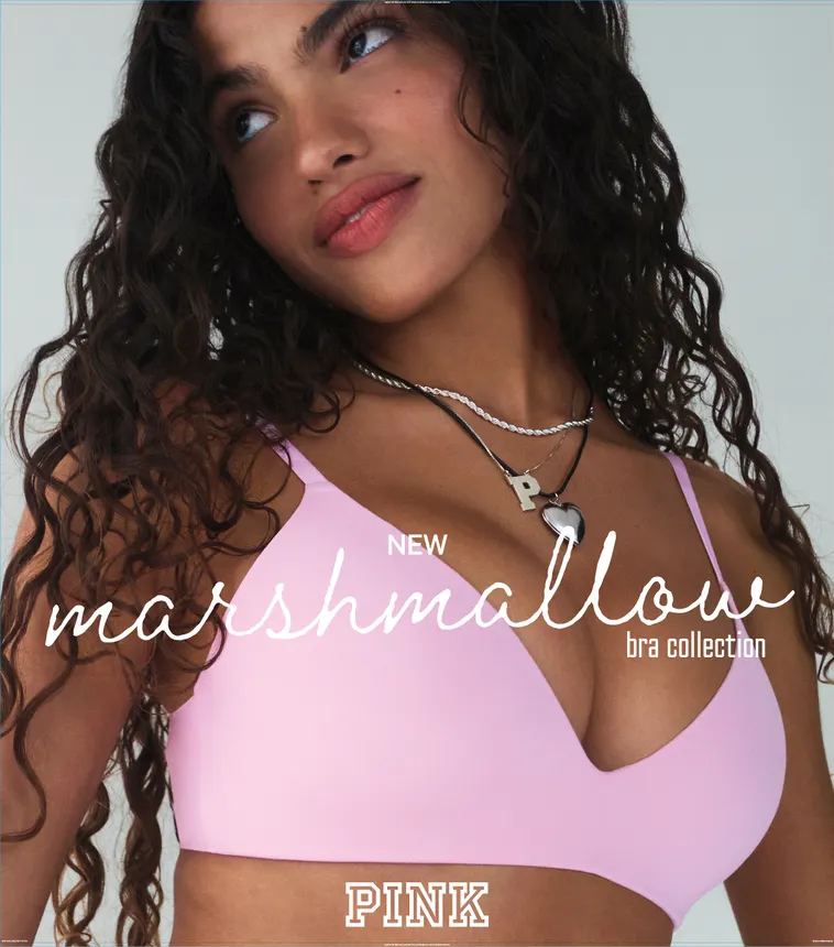 The Marshmallow Bra Collection by Victoria's Secret's Pink.