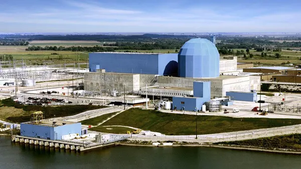 Aerial image of the Clinton Clean Energy Center.