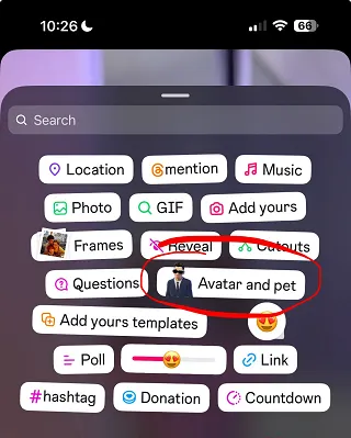Instagram virtual pets