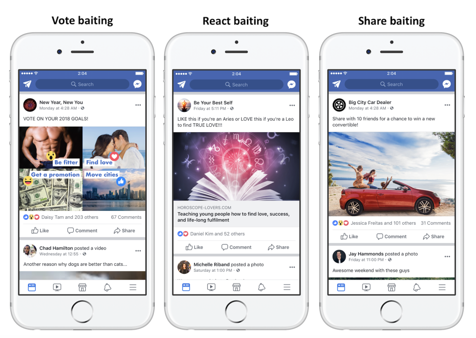Facebook Announces News Feed Update to Crack Down on 'Engagement Baiting' Posts | Social Media Today