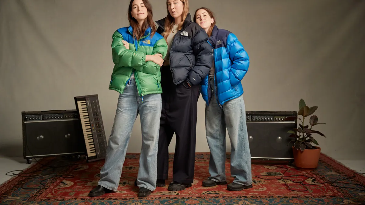 HAIM stars in The North Face's fall ad