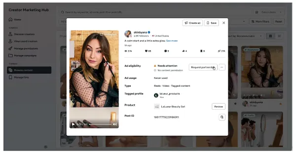 Meta Creator Marketing Hub