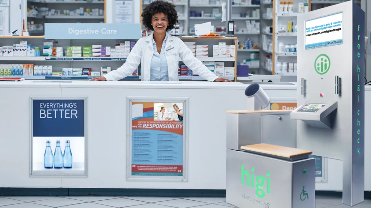 Higi Station in a pharmacy