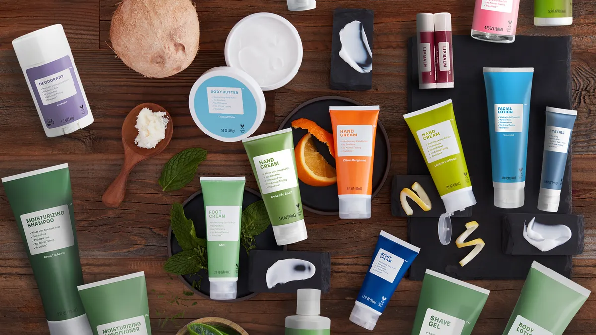 Brandless product assortment.