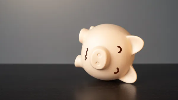 Falling sales