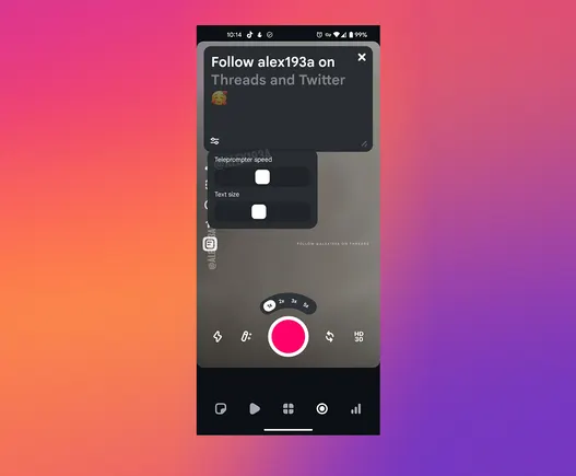Instagram’s Testing an In-App Teleprompter Feature for Edits