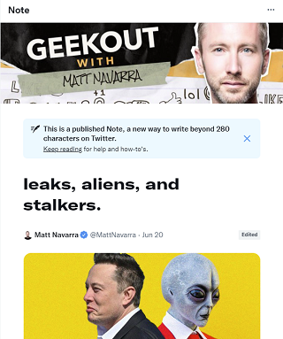 Twitter Notes beta