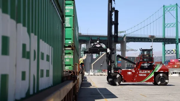 A top handlers at the Port of Los Angeles.