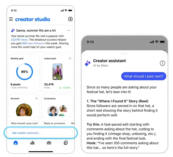 Meta Creator Studio