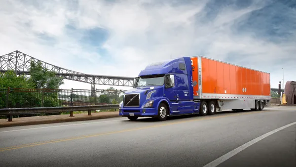 Schneider National truckload on road truck