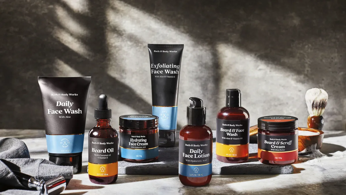 Bath & Body Works products from its Mens line.