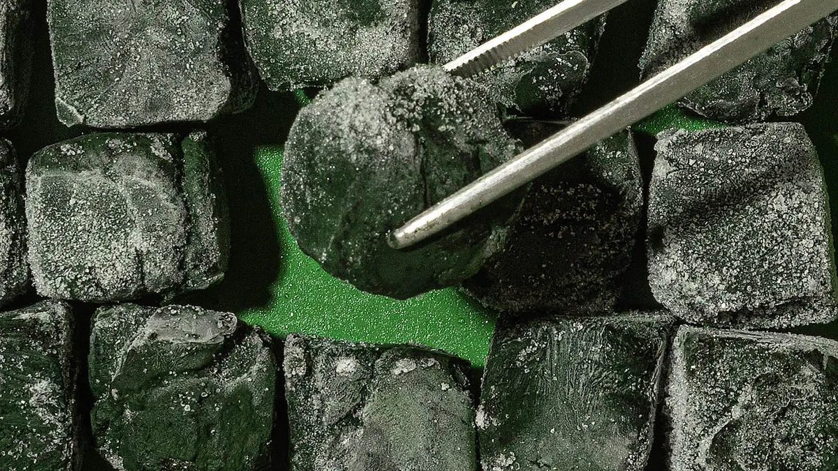 Frozen fresh spirulina cubes from We Are The New Farmers