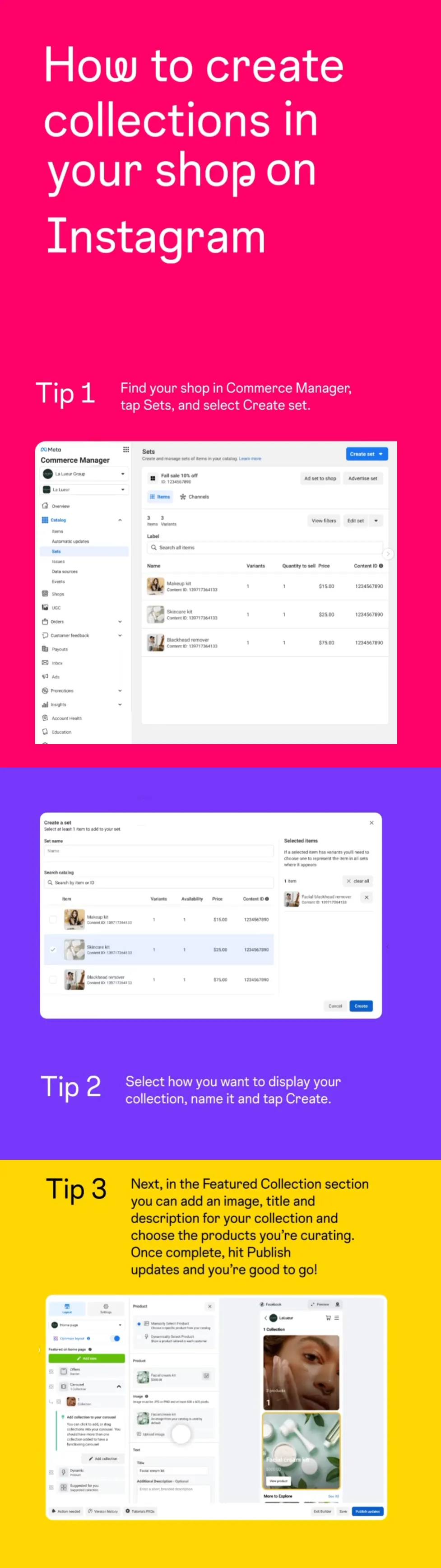 Instagram Collections guide