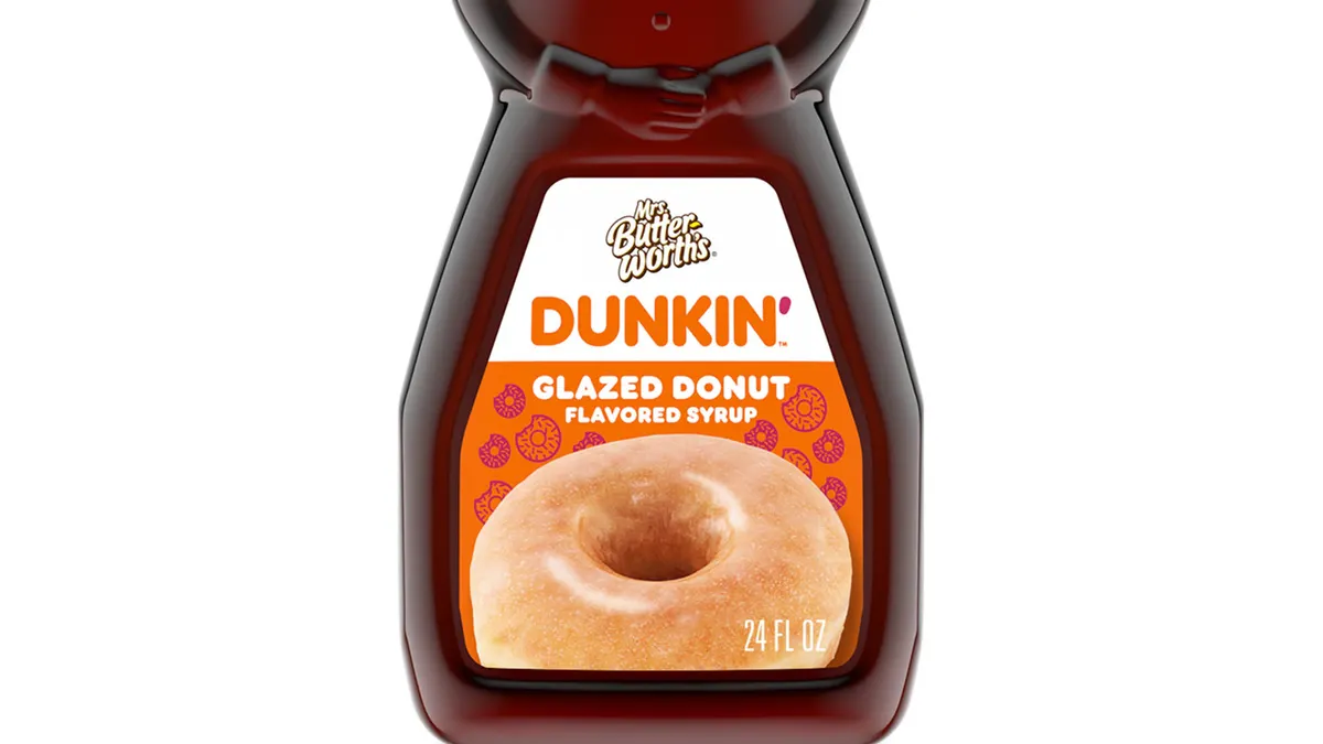 Conagra Brands introduces its Dunkin' glazed donut syrup.