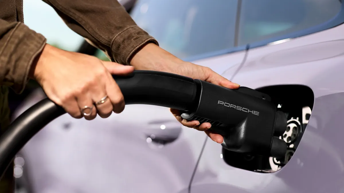 Porsche charger Tesla supercharger