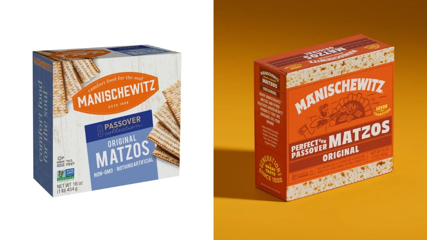 Manischewitz before and after product shot