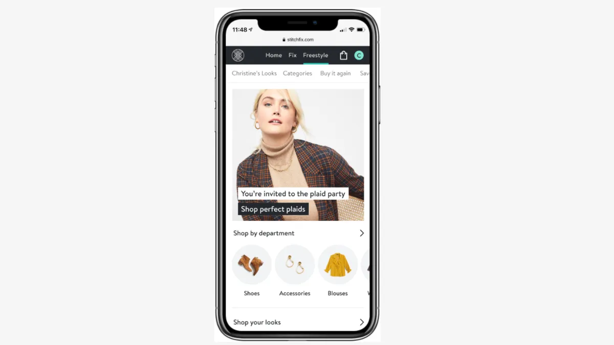 Stitch Fix launches a freestyle service.