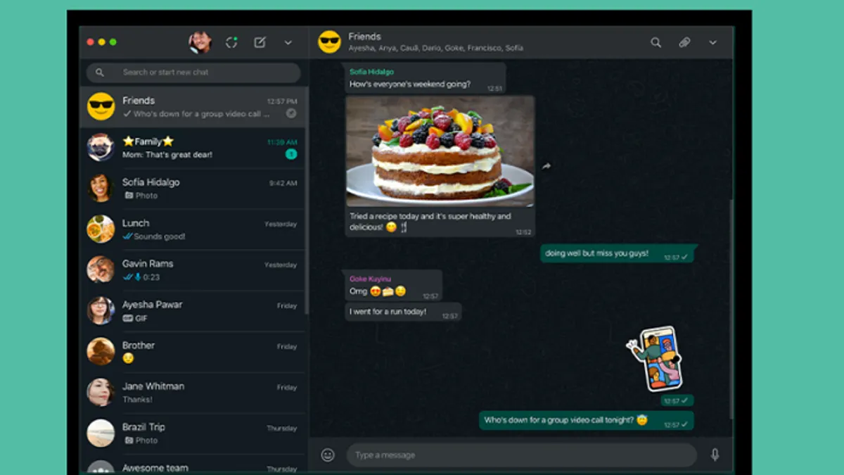 WhatsApp Dark Mode