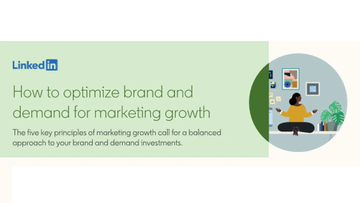 LinkedIn Brand and Demand infographic