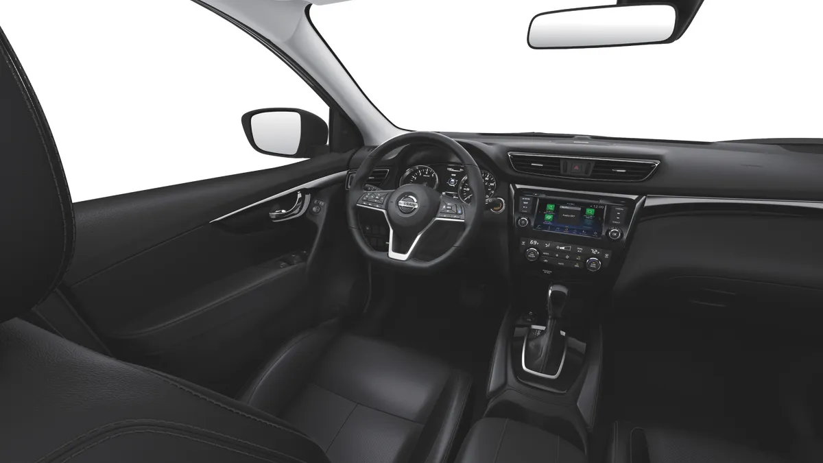 Dashboard of Nissan Rogue Sport vehicle