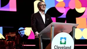 Dr. Tomislav Mihaljevic speaks onstage during the 27th Annual Power of Love Gala hosted by Keep Memory Alive on May 10, 2024 in Las Vegas, Nevada.