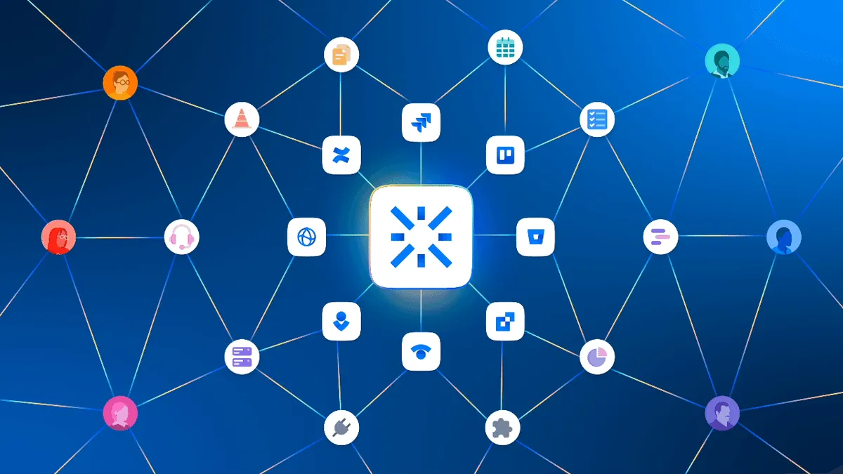 Atlassian Intelligence is powered by the Teamwork Graph which connects service and project-based work, third-party apps and data, and teams.