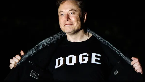Elon Musk on White House South Lawn on Mar. 9, 2025