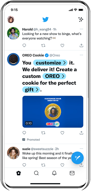 Twitter Interactive Text Ads