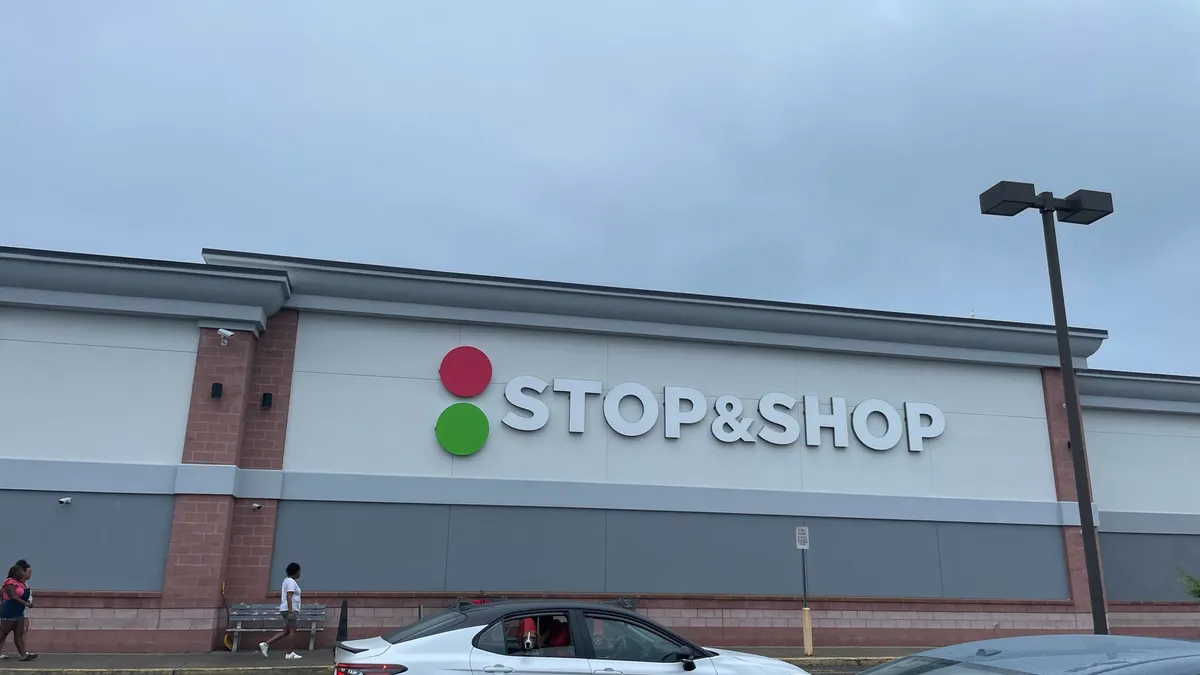 Exterior of a Stop & Shop store