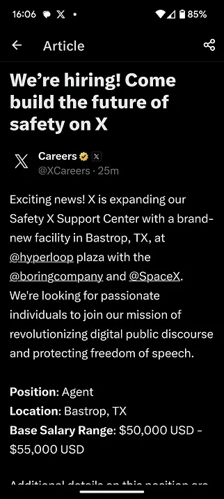 X Safety Center