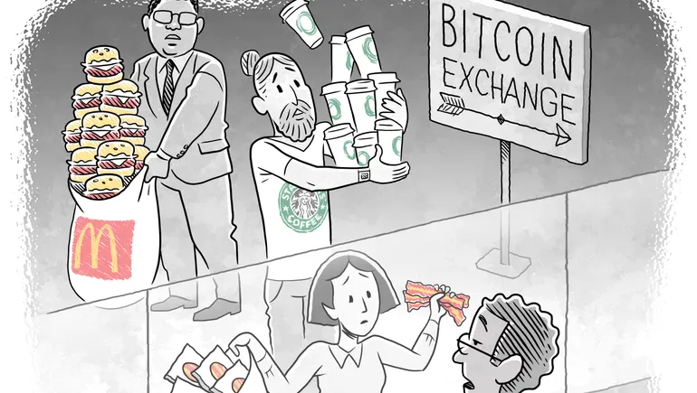 Comic Dive: Bitcoin Bank | Marketing Dive