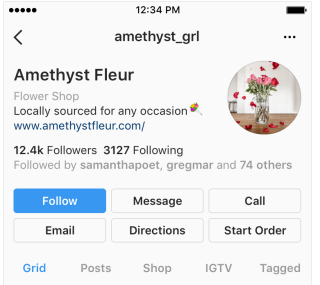 Instagram business profiles update