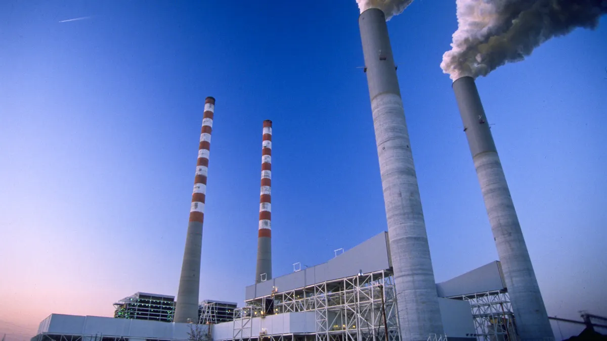 The Tennessee Valley Authority's coal-fired Cumberland power plant in Tennessee.