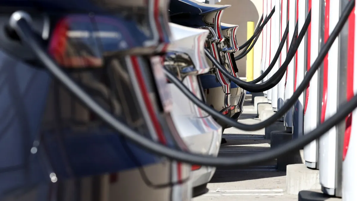 Tesla superchargers EV infrastructure
