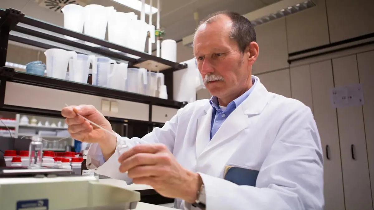 A Symrise scientist works on culinary flavors.