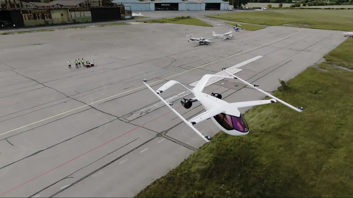 First test flight of Volocopter 4-seater VoloConnect in May 2022.