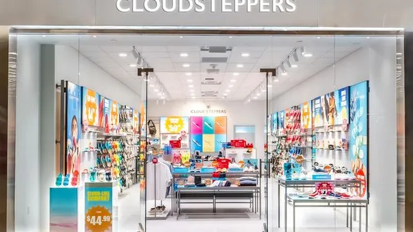 Clarks opened its first Cloudsteppers store in the U.S.