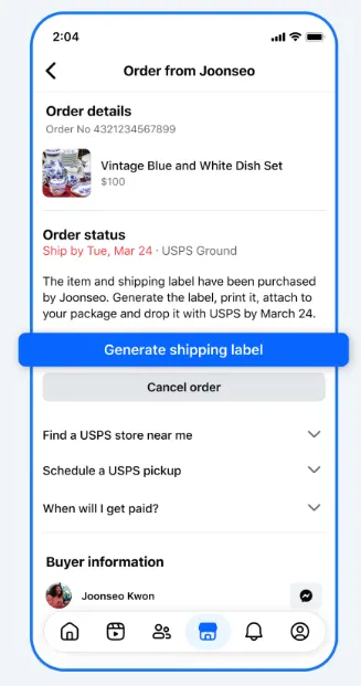 Facebook Marketplace updates